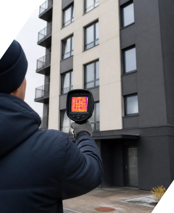 Тепловизионное обследование зданий в Ломоносове от 5123 р. | ЭкспертизаРоссия