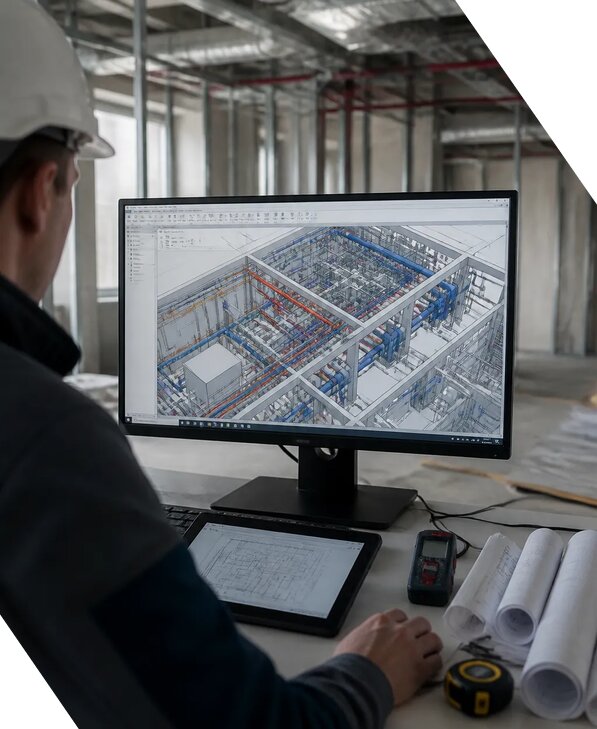Создание BIM модели инженерных сетей для объектов в Ломоносове